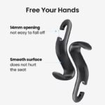 2Pcs/set Car Back Seat Headrest Hanger Holder Hooks (Black)-Intl